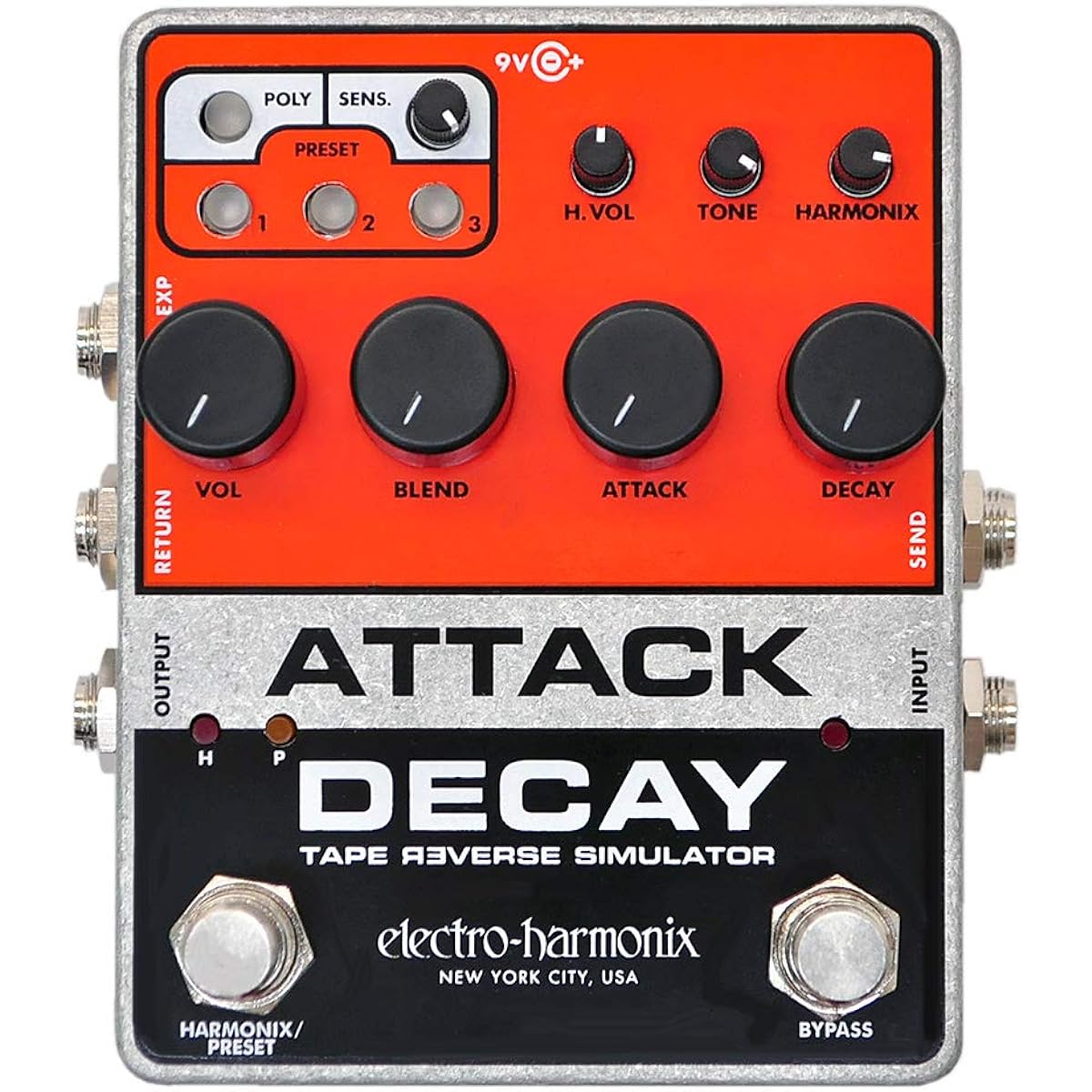 ELECTRO-HARMONIX Guitar Effector Attack Decay Tape Reverse Simulator