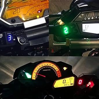 Digital Meter Display Motorcycle 1-6 Level Gear Indicator Digital Gear Meter Kawasaki ER4F ER4N Vulcan 900 Ninja ZX6RR Z300 Gear Meter Indicator Meter Display