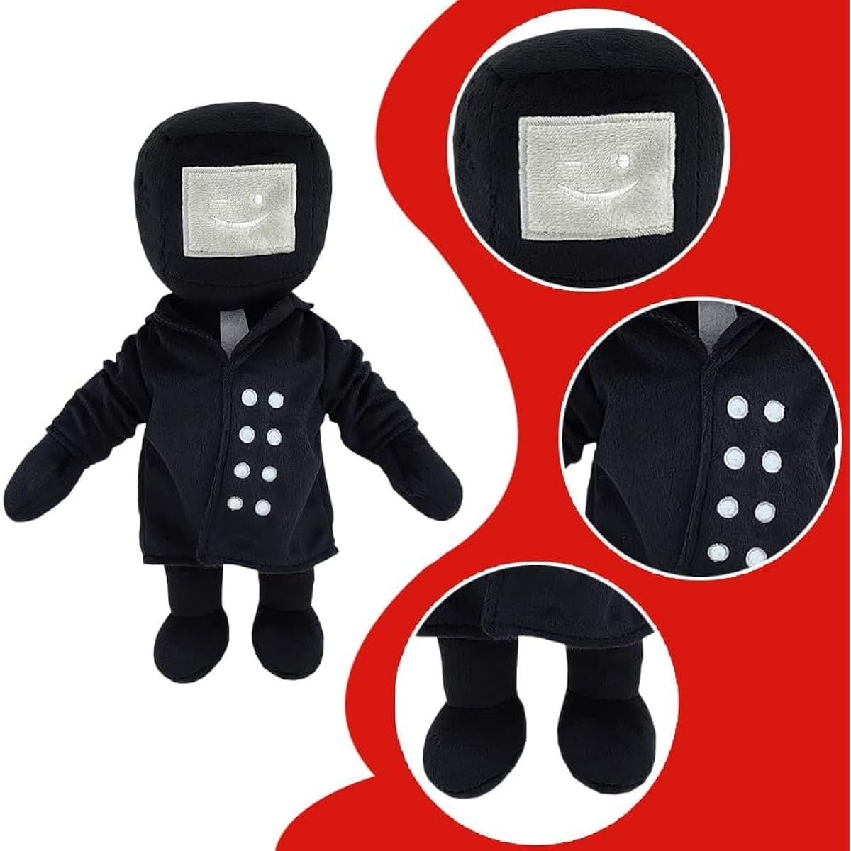 Skibidi Toilet Plush Speakerman Boss Audio Plush Toy Hot TV Anime Character Plush Spamton Stuffed Doll Kids Fan Birthday Halloween Christmas