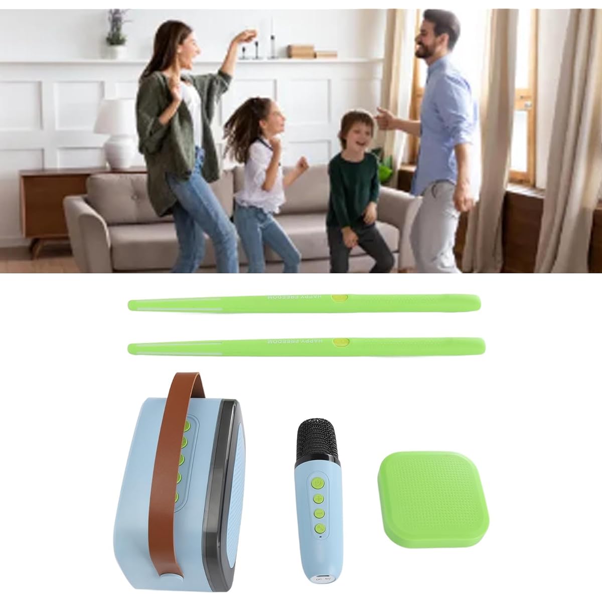 Air drum sticks (green)