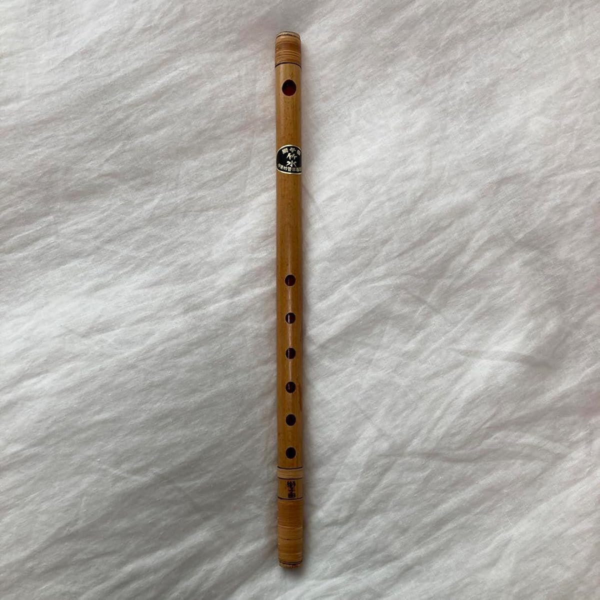 Shinobue Shishida-ryu Chikusui 4-tone 6-hole Wisteria double wrap Ito bamboo wind instrument B