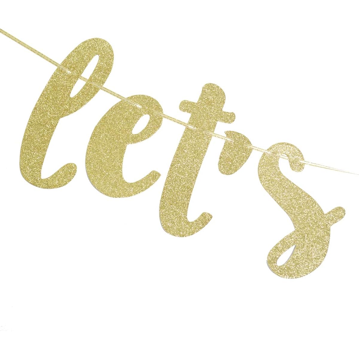 Let's Get Wild Banner Jungle Theme Birthday Garland Wild One Party Welcome Sign Forest 1st Birthday Party Decorations Photo Booth Props Gold