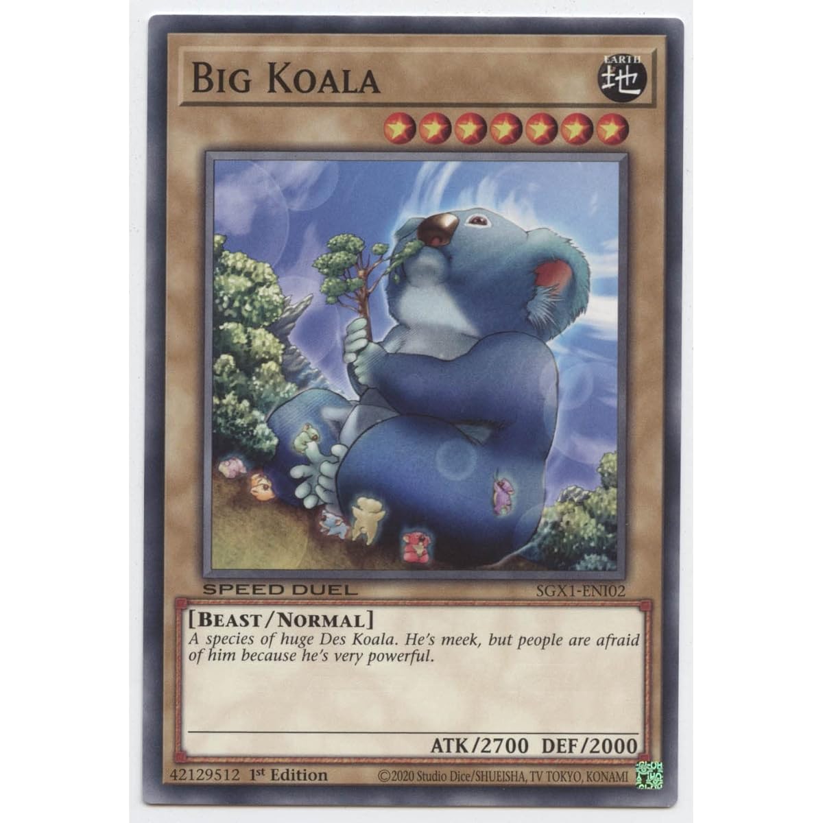 Big Koala - SGX1-ENI02 - Common - 1st Edition.