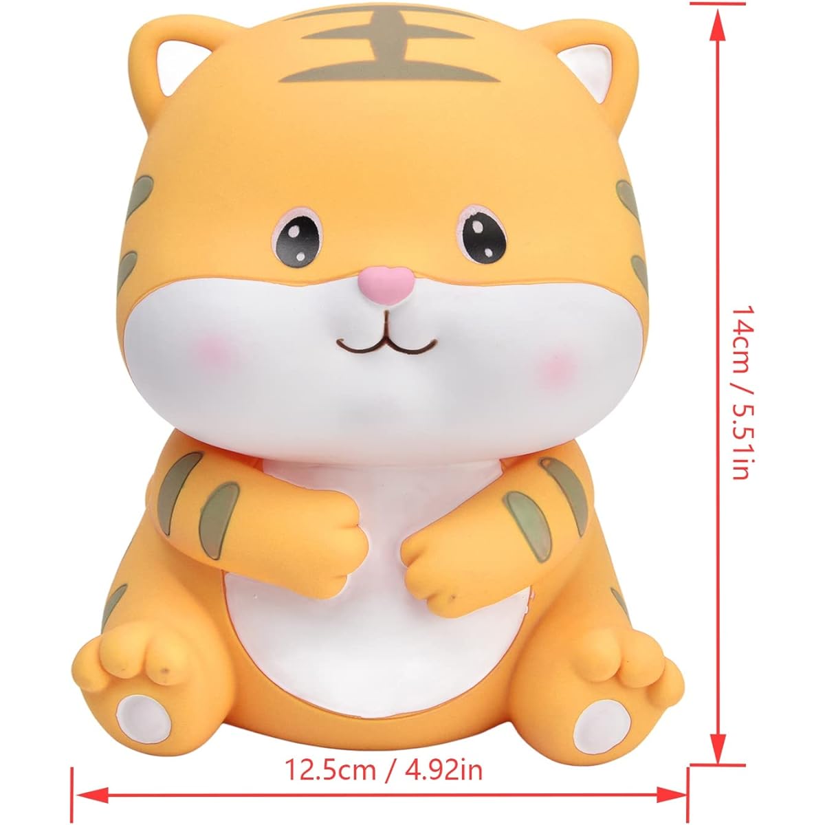 Miskall Kids Piggy Bank New Cute Tiger Piggy Bank Kids Small Gift Piggy Bank Anti-tipping Student Gift