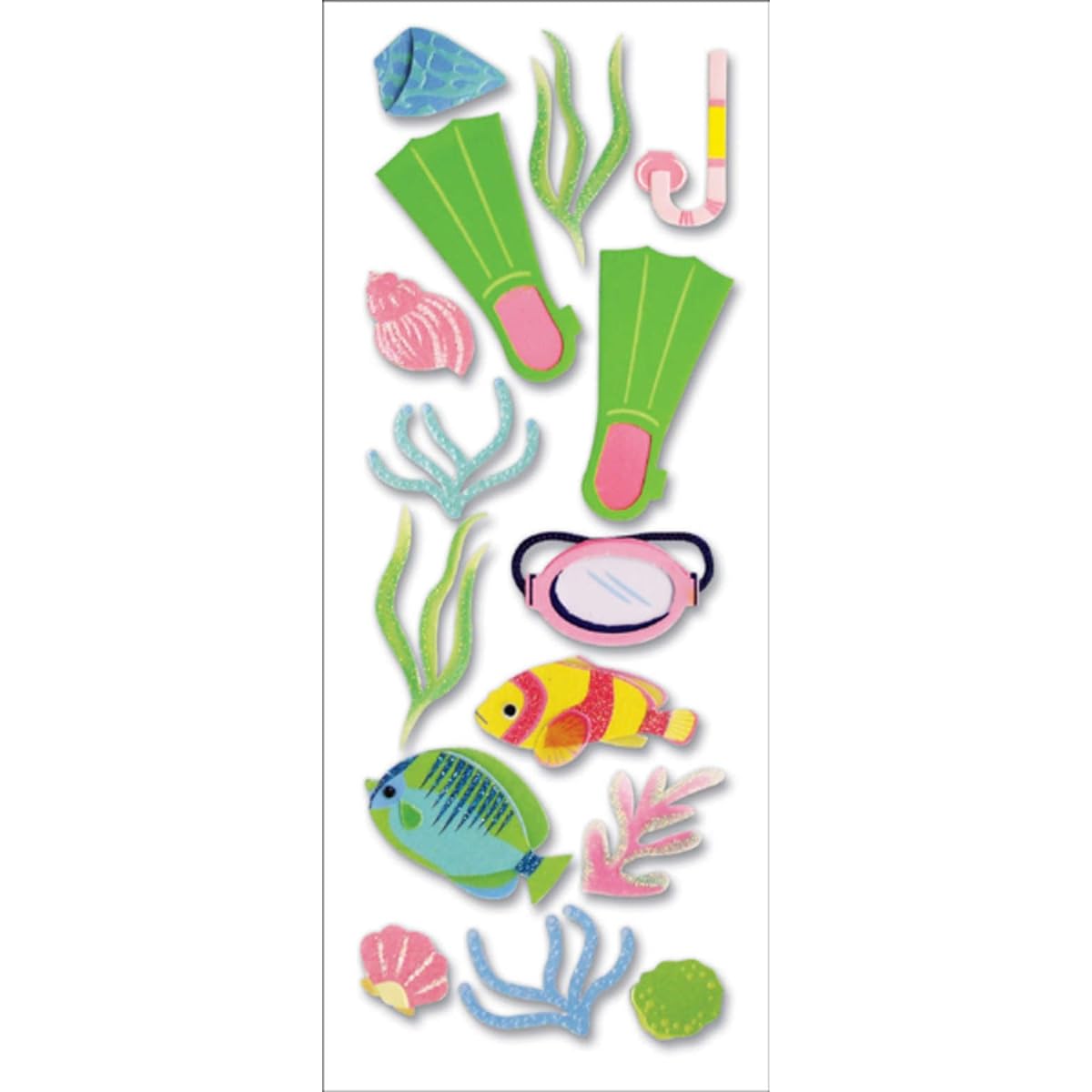 Jolees A Touch Of Jolee's A Day At The Beach Dimensional Stickers, Snorkel by JOLEES