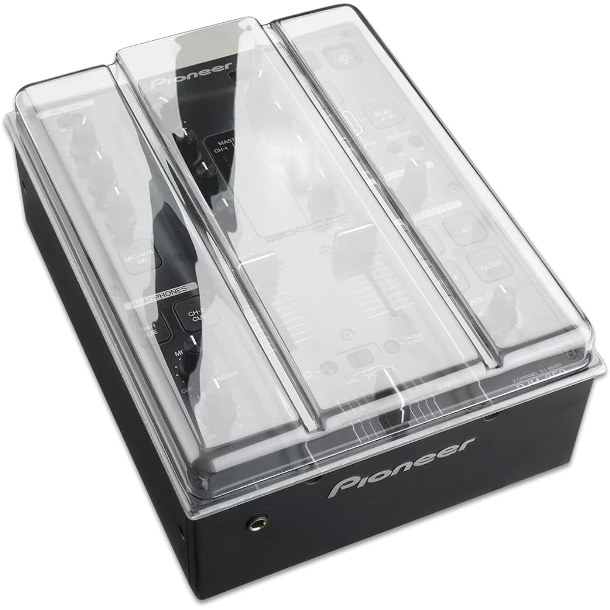 DeckSaver DJM350 Shatterproof Protective Case for DJ/VJ Equipment, Clear