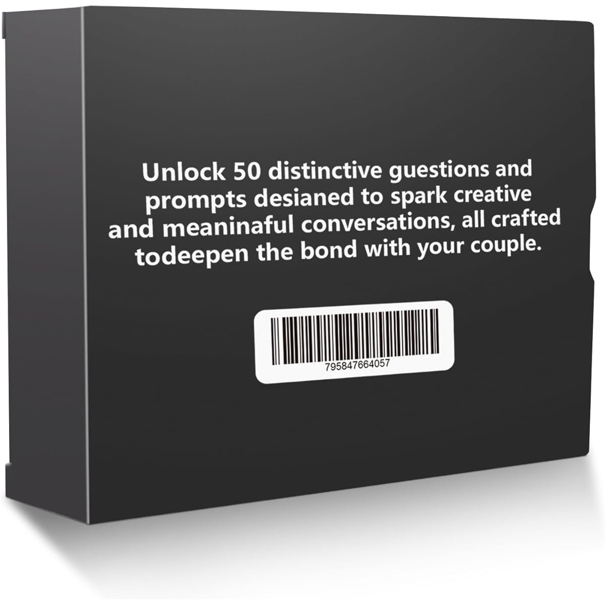 CKMOREL Couples Conversation Cards - Reconnecting Date Night and Intimacy Pursuit Game - 50 Questions Cards for Deeper Relationships - Adult Couples Card Game - Perfect Couple Gift