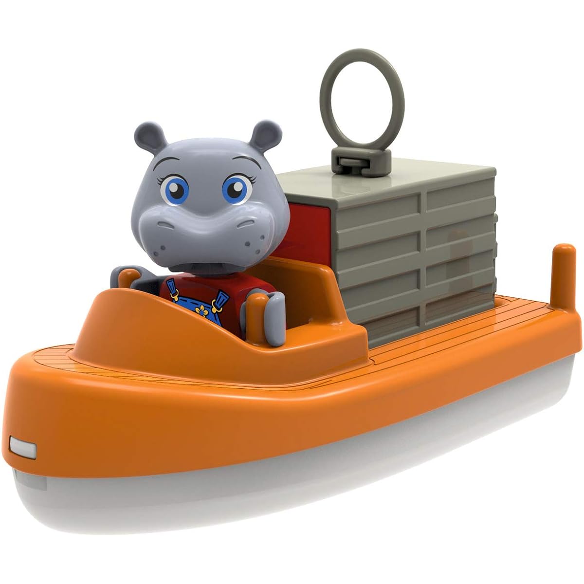 AquaPlay - Boat Set - AquaPlay Flume or Bath Accessories 4 Boats 1 Amphilaurie Bo and Wilma for Kids 3+