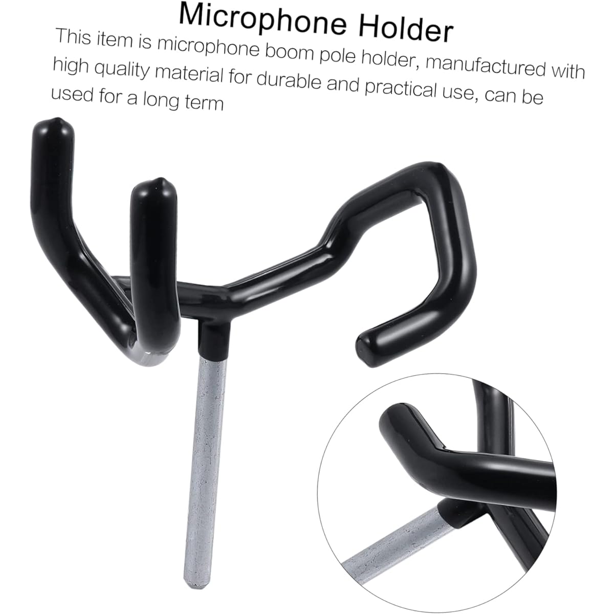 Vaguelly 5pcs Microphone Boom Bracket Microphone Boom Stand Floor Microphone Stand Microphone Mic Holder Boom Pole Clamp Audio Boom Stand C Stand Microphone Boom Holder
