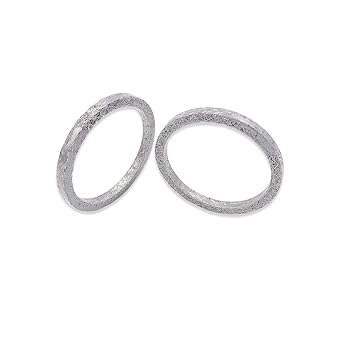 WeiSen 2 Pairs Steel Mesh Style Crash Seal Exhaust Port Gasket Kit for 1984-2017 Harley Davidson Touring Softail Dyna Sportster 883 1200 XL
