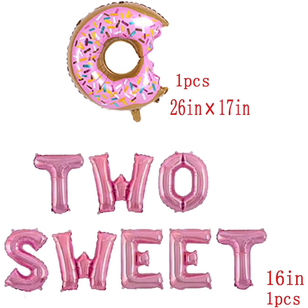 SWEET TWO balloon
