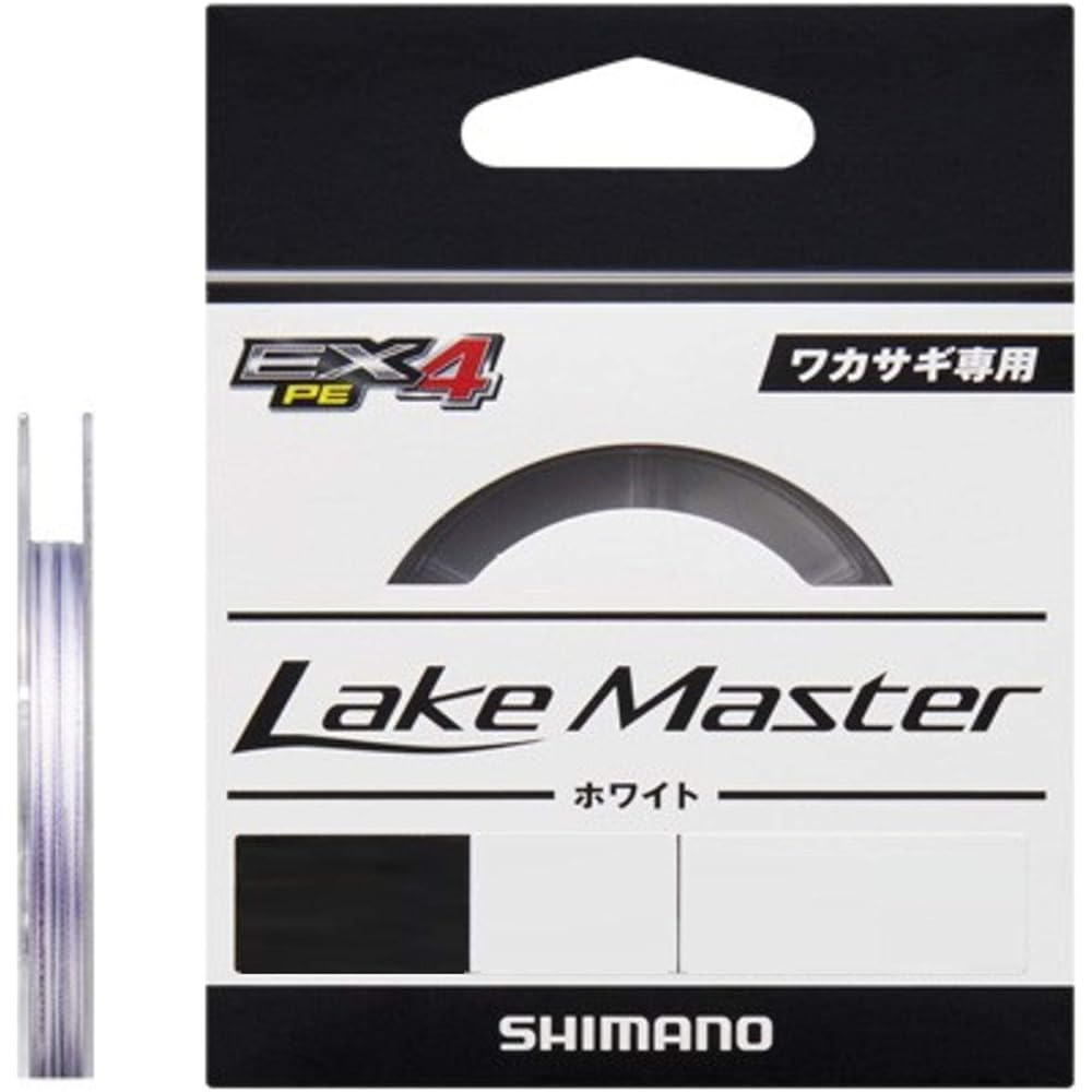 SHIMANO Line Lake Master EX PE4 30m/60m 0.2/0.25/0.3 White LD-W21S/LD-W41