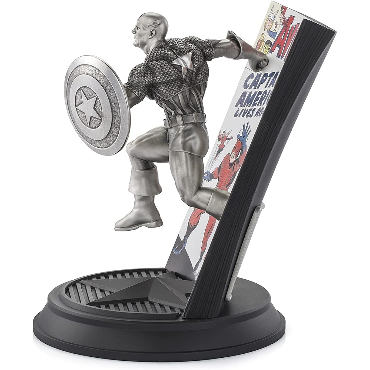 Royal Selangor Hand Finished Marvel Collection Pewter Limited Edition Captain America Avengers #4 Figure Gift