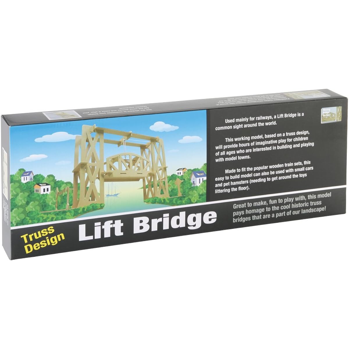 Pathfinders Truss Design Moving Lift Bridge Wooden Kit
