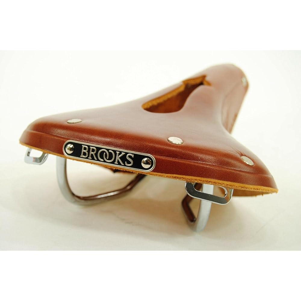 BROOKS Leather saddle Traditional classic model with perforated holes B17 IMPERIAL CHROME HONEY