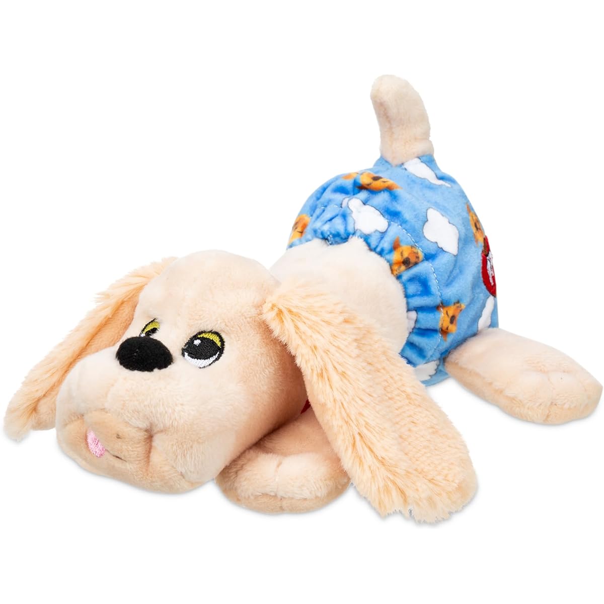 Pound Puppy Newborn Plush Toy - Sleepy - Tan Eco-Friendly