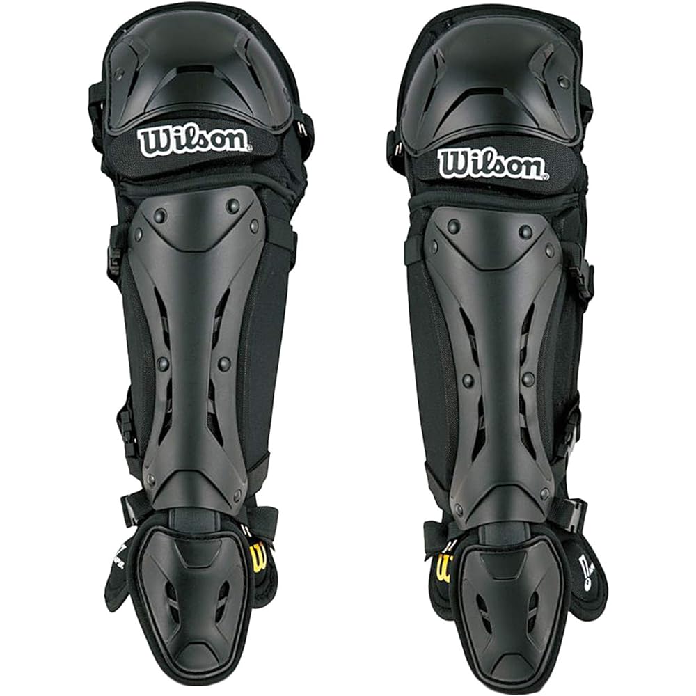 Wilson Baseball Hardball Umpire NPB Specification New Gold Leg Guard Protector Umpire Gear (For Umpire) WTA3451NP SM/ML Easy to Move and Firm Guard