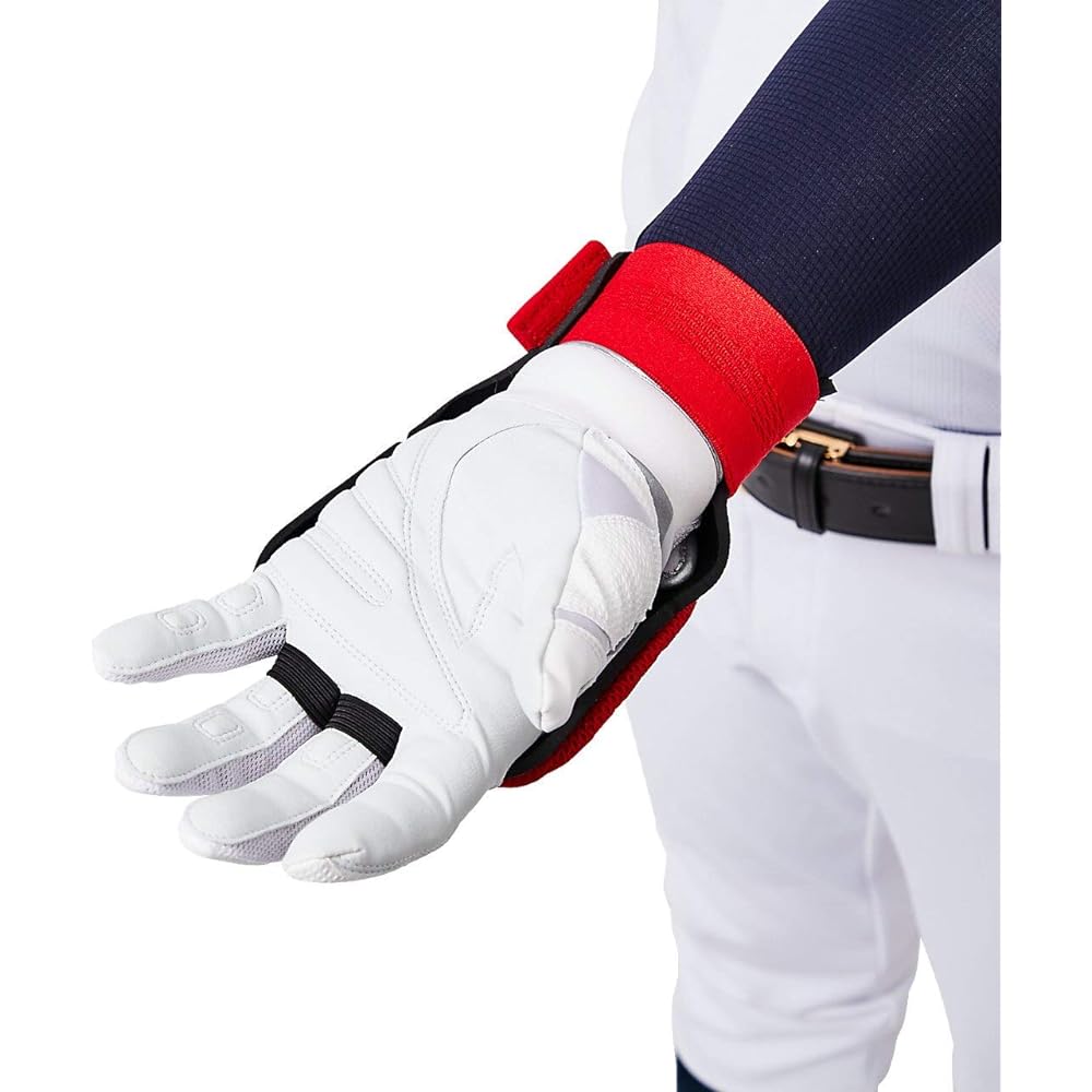 ASICS Baseball Hardball Gauntlet Guard for Left and Right Use 3123A471 3123A471.601 Red x Black F