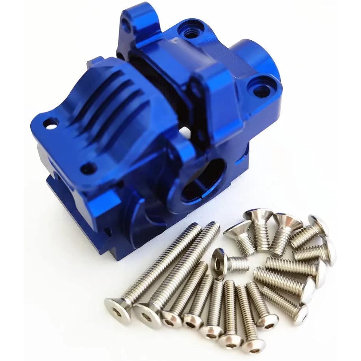 Aluminum Front Differential Gear Case Blue for Traxxas 1/10 Rustler Hoss Slash Stampede 4x4 XO-1 6881