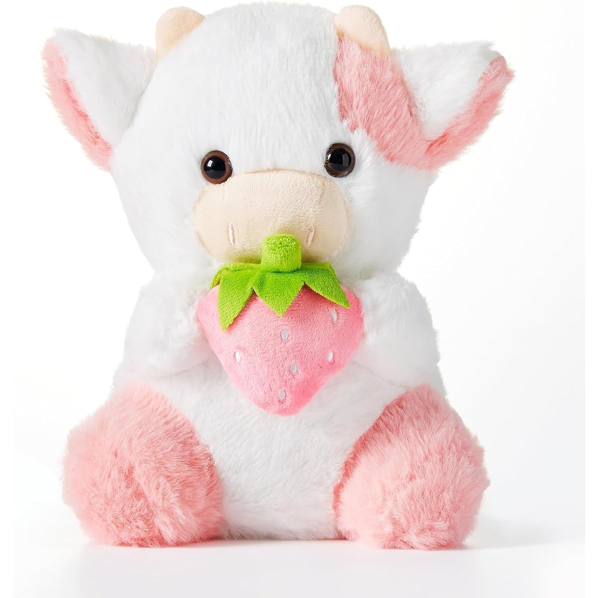 Kitty Plush Doll with Strawberry - Valentine's Day Gift for Kids - Kitty Stuffed Animal - Kitty Plush Toy - Kitty Soft Stuffed Animal - Great Gift for Girls and Fans (Pink, 13 Inch)