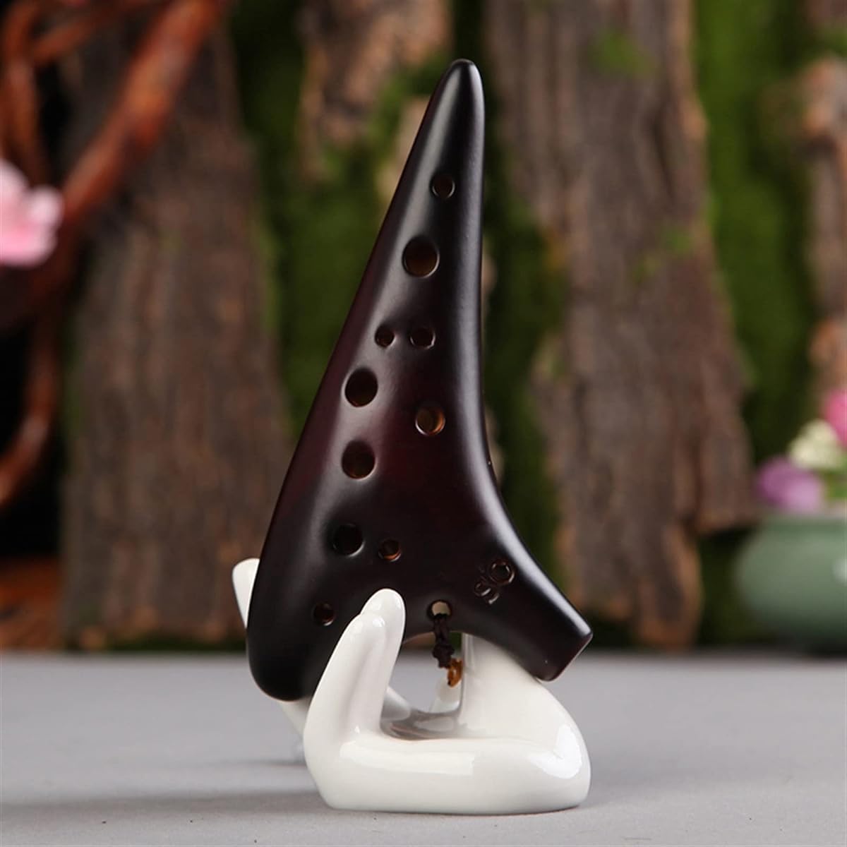 Smoked Ocarina 12 Holes Treble C Tune Professional Ocarina Musical Instrument for Students Adult Ocarina Ocarina Instrument