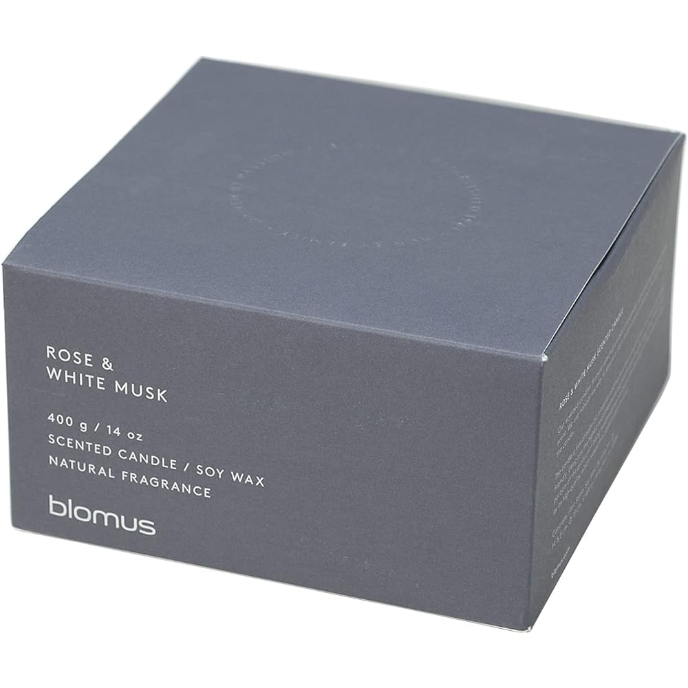 blomus Scented Candle L Rose & Musk Rose & Musk M