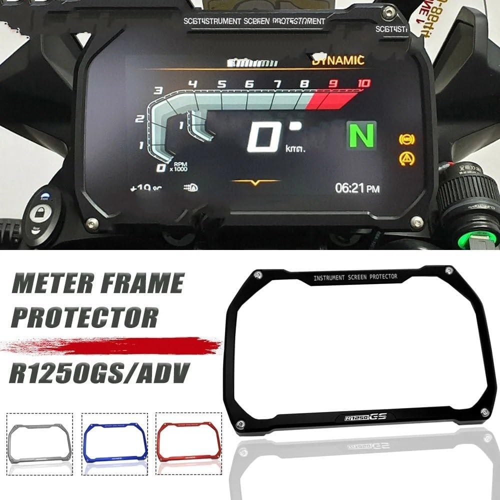 Motorcycle Instrument Frame Motorcycle Meter Frame Anti-Theft Screen Protector Instrument Guard B&MW R1250GS R 1250 GS Adventure ADV 2021 2022 (Color : 8)
