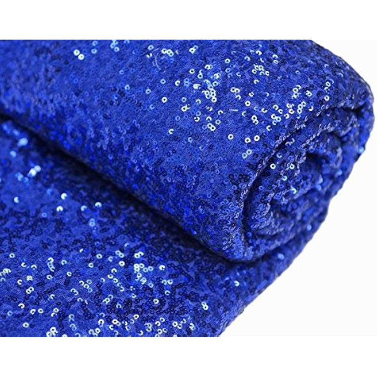 Royal Blue Sequin Fabric by the Yard Sequin Fabric Linen Table Cloth Table Runner Table Cover Sequin