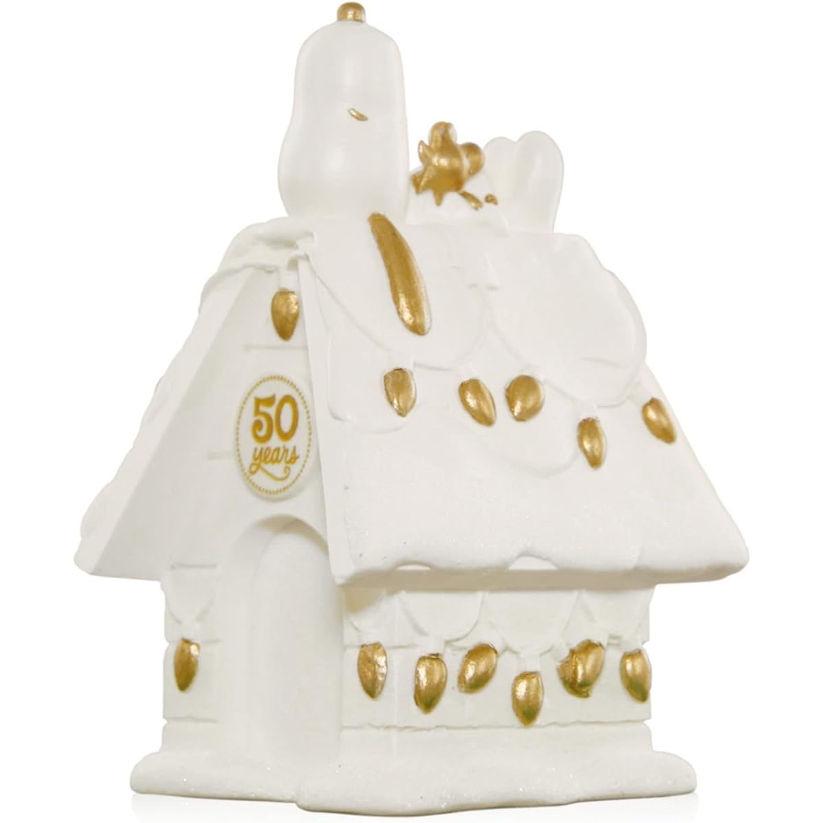 Peanuts Snoopy's Doghouse Porcelain Ornament 2015 Hallmark