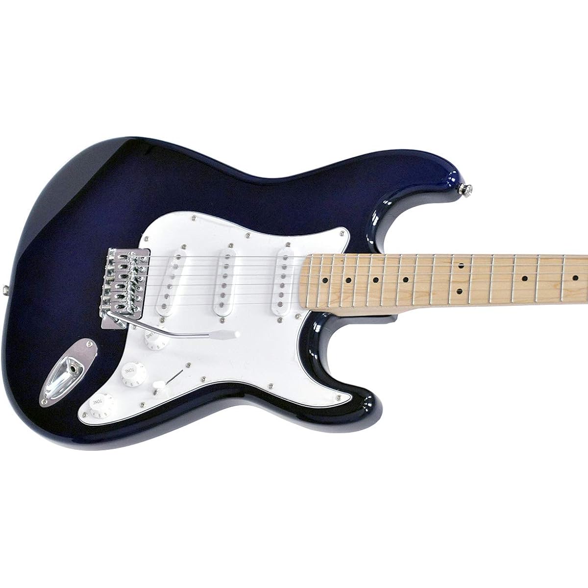 PLAYTECH Electric Guitar ST250 Maple Dark Blue
