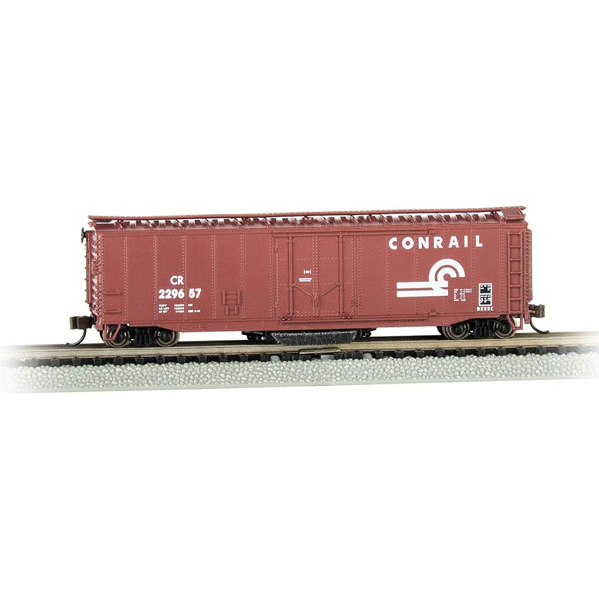 Bachmann Trains - 50' Plug Door Truck Cleaning Box Car - Conrail - N Scale