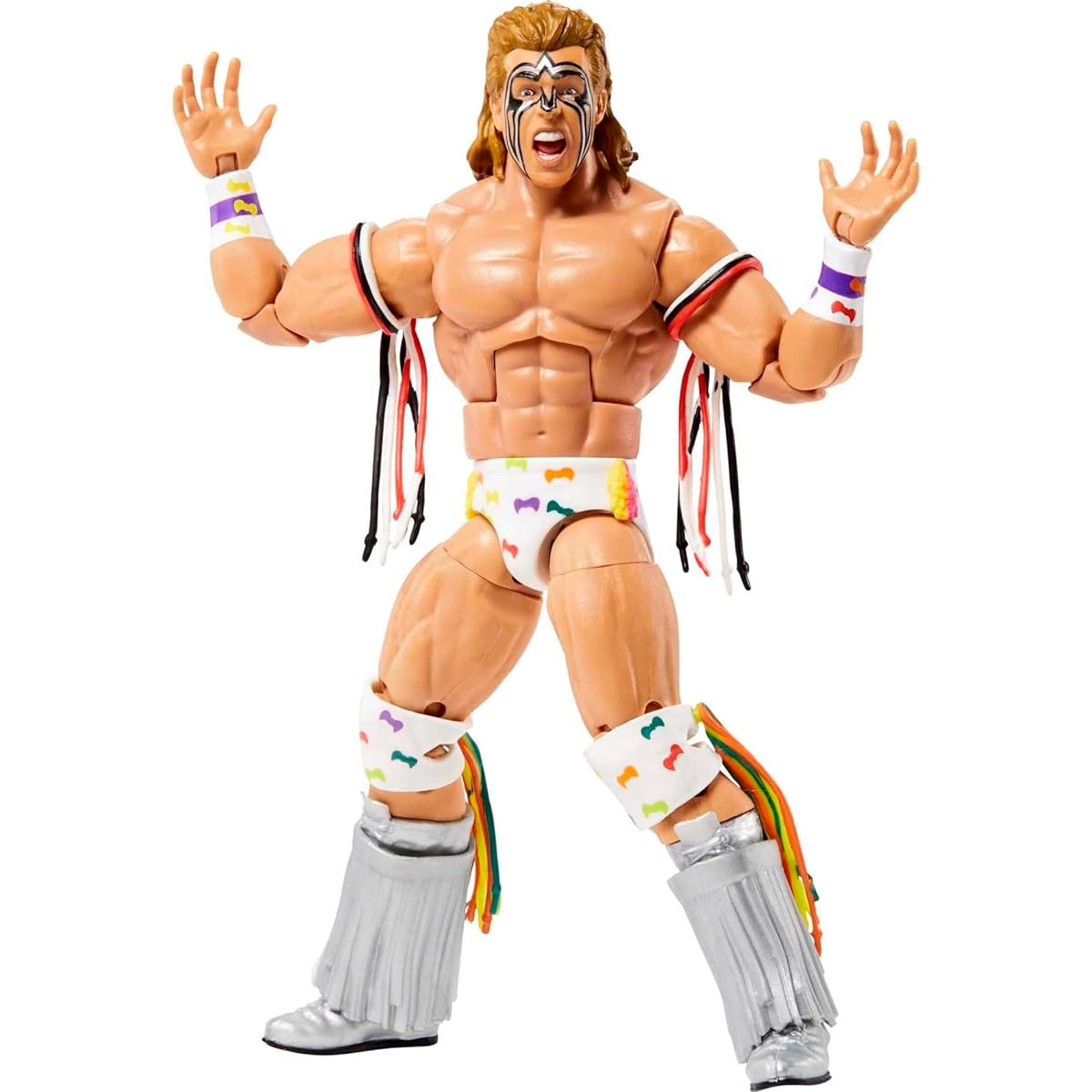 WWE Ultimate Warrior Survivor Series Elite Collection Action Figure Rick Rude Build-A-Figure Parts Collectible Gift Ages 8+