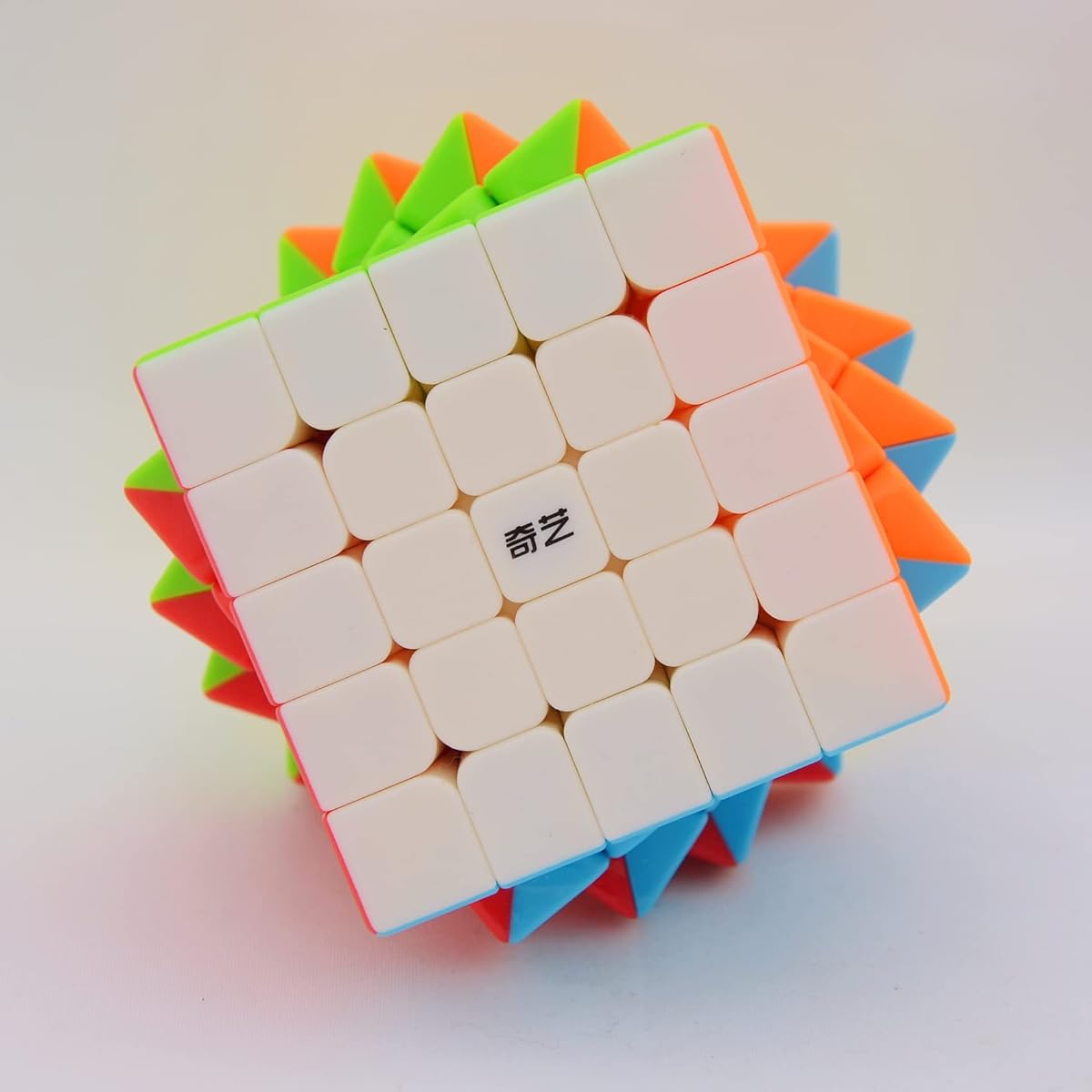 Bukefuno QY Qizheng S 5x5 Speed Cube Puzzle Magic Stickerless QY Qizheng 5x5x5 Magic Cube 62mm