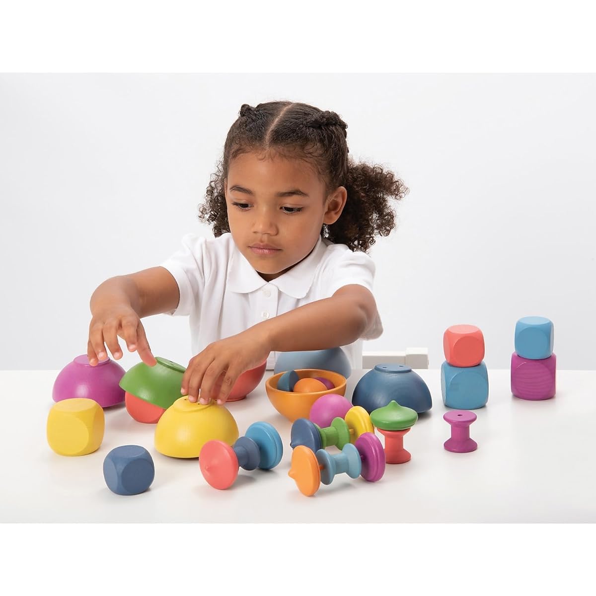 TickiT 73979 Rainbow Wooden Super Set 84 Pieces