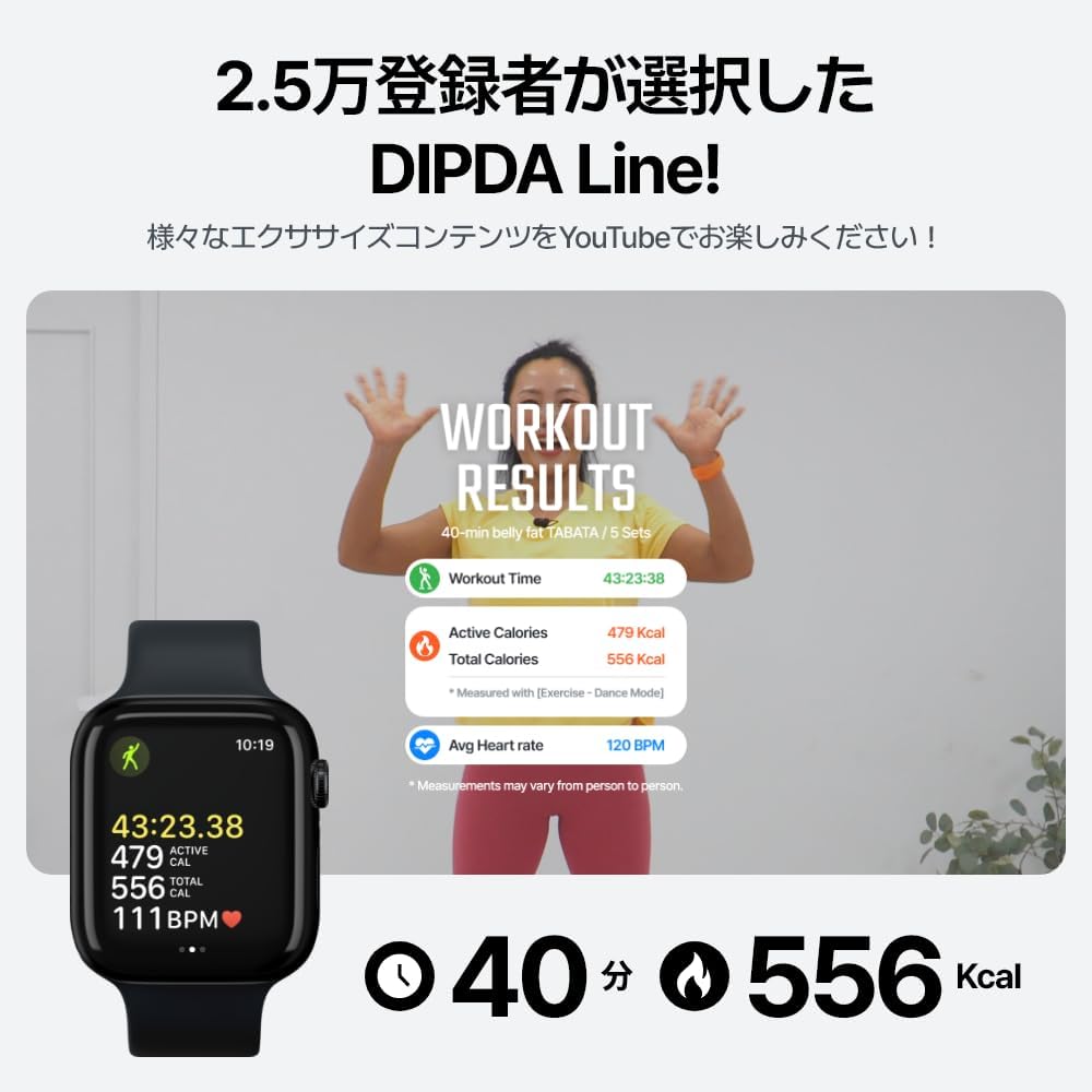 DIPDA LINE - Made in Korea - Dance on the stepper Fun Aerobics Indoor Exercise Training Aerobic Exercise Diet Goods Twist Board Fitness Machine Balance Disc Balance Board