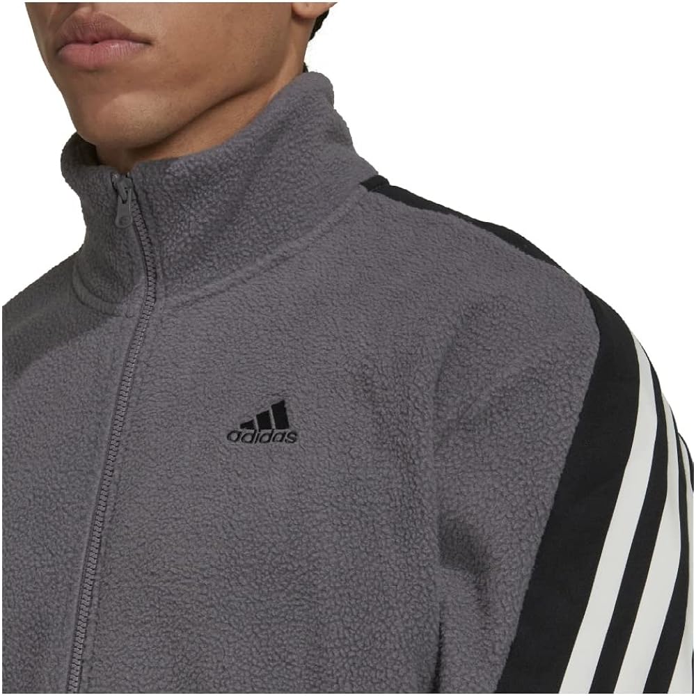 Adidas Jersey Top Future Icon 3 Stripes Polar Fleece Track Top BY113 Men's