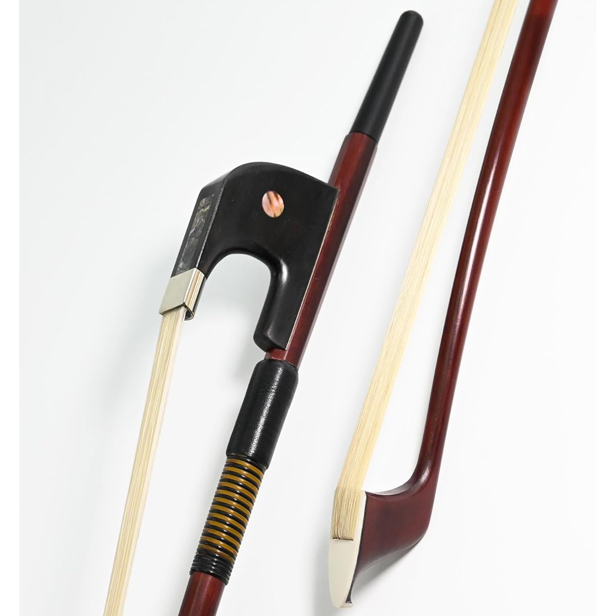 VINGOBOW Germany Contrabass Bow for Advanced Users 1/2 Size Pernambuco Performance
