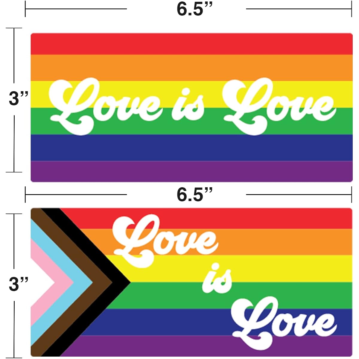 LGBTQ Pride Flag Love is Love Sticker Pack