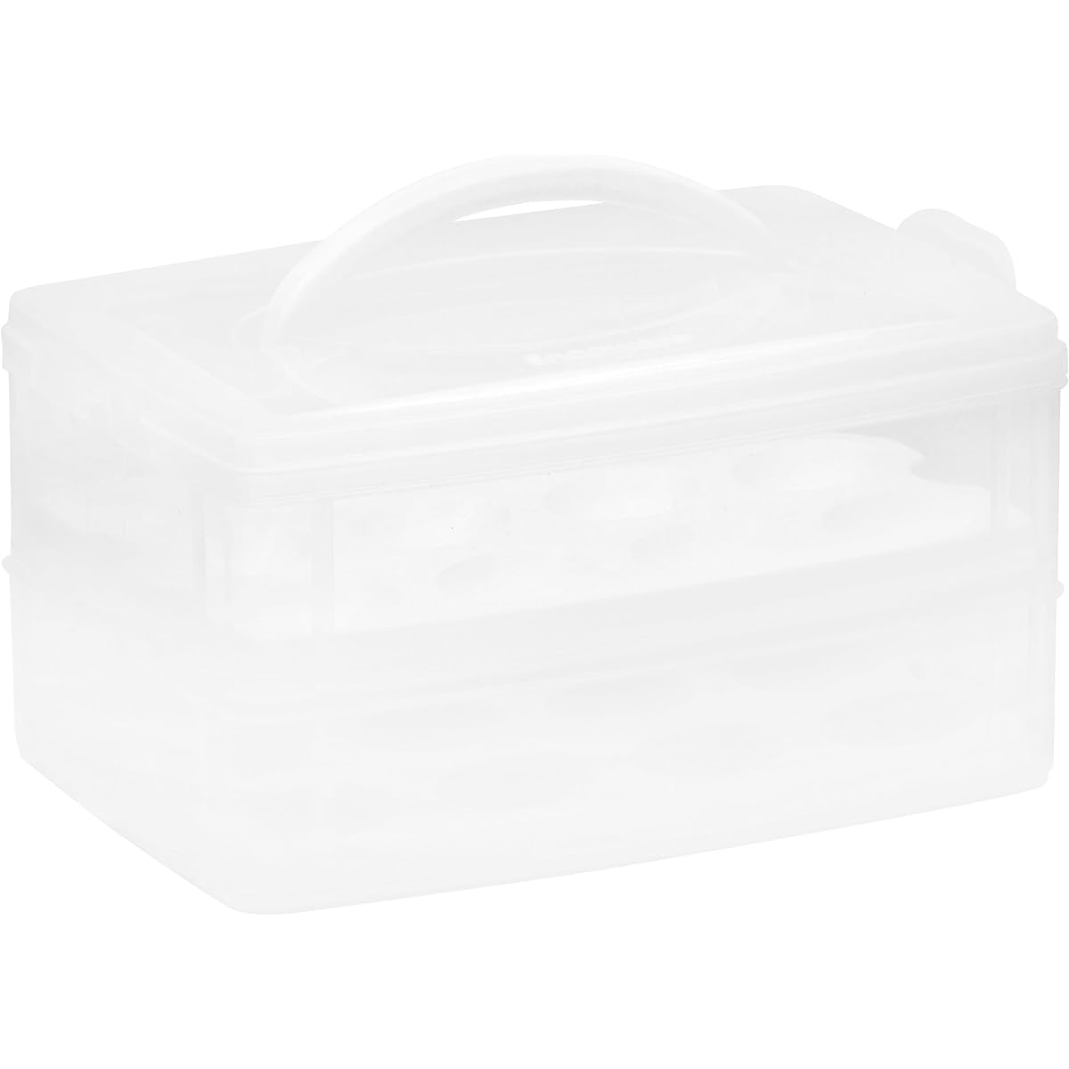 World Kitchen Stack and Snap Egg Carrier (1) Clear CECOMINHK02297