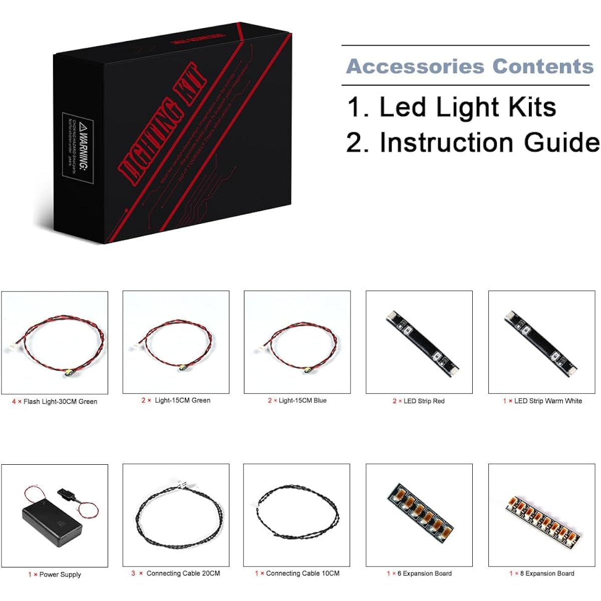 BrickBling Light Kit for Lego Clone Wars Coruscant Guard Gunship (No Model) Creative Light Compatible with Lego 75354, Great Surprise for Lego Fans