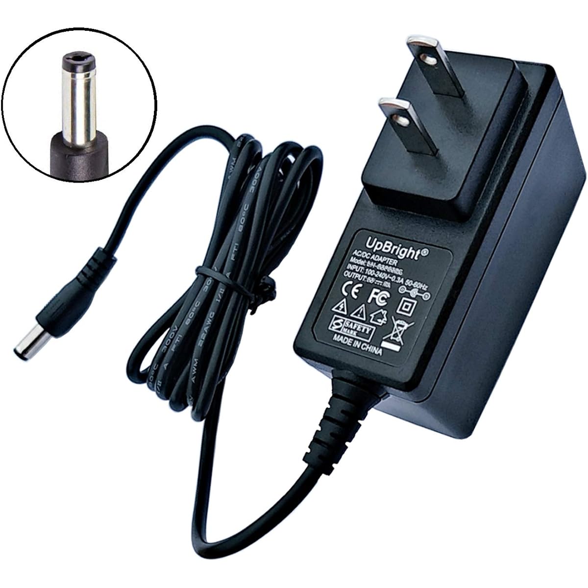 UpBright 5V AC/DC Adapter Compatible with: Launch ABS SRS CRP123 CRP123I CRP129I OBD2 CRP123X CRP129 CRP129X CRP123E CRP129E Diagnostic Scanner Tool 5VDC 2A Power Cord Battery Charger Main PSU