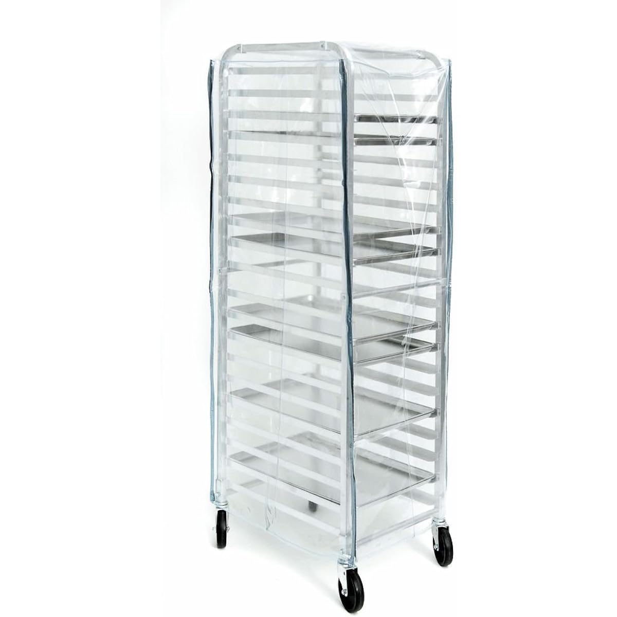 HUBERT Clear Pan Rack Cover 28 1/2" L x 24 1/2" W x 60" H