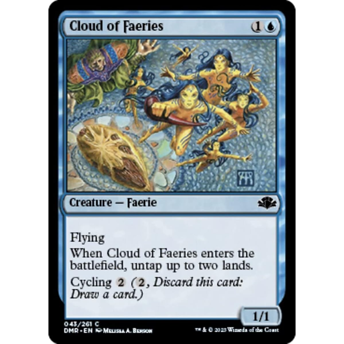 Magic: The Gathering - Faerie Cloud (043) - Dominaria Remastered Edition