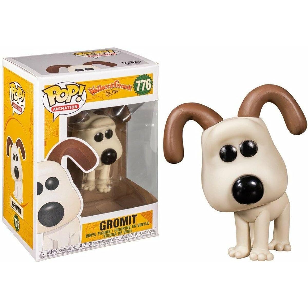 POP Animation: Wallace & Gromit - Gromit Funko Vinyl Figure (with Compatible Box Protector Case) Multicolor 3.75"