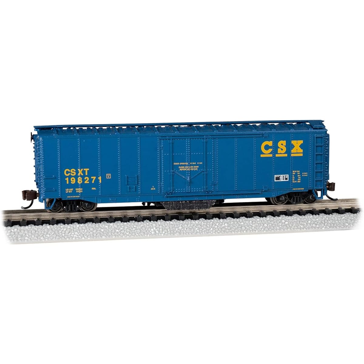Bachmann Trains 50' Plug Door Track Cleaning Box Car CSX® #198271 N Scale
