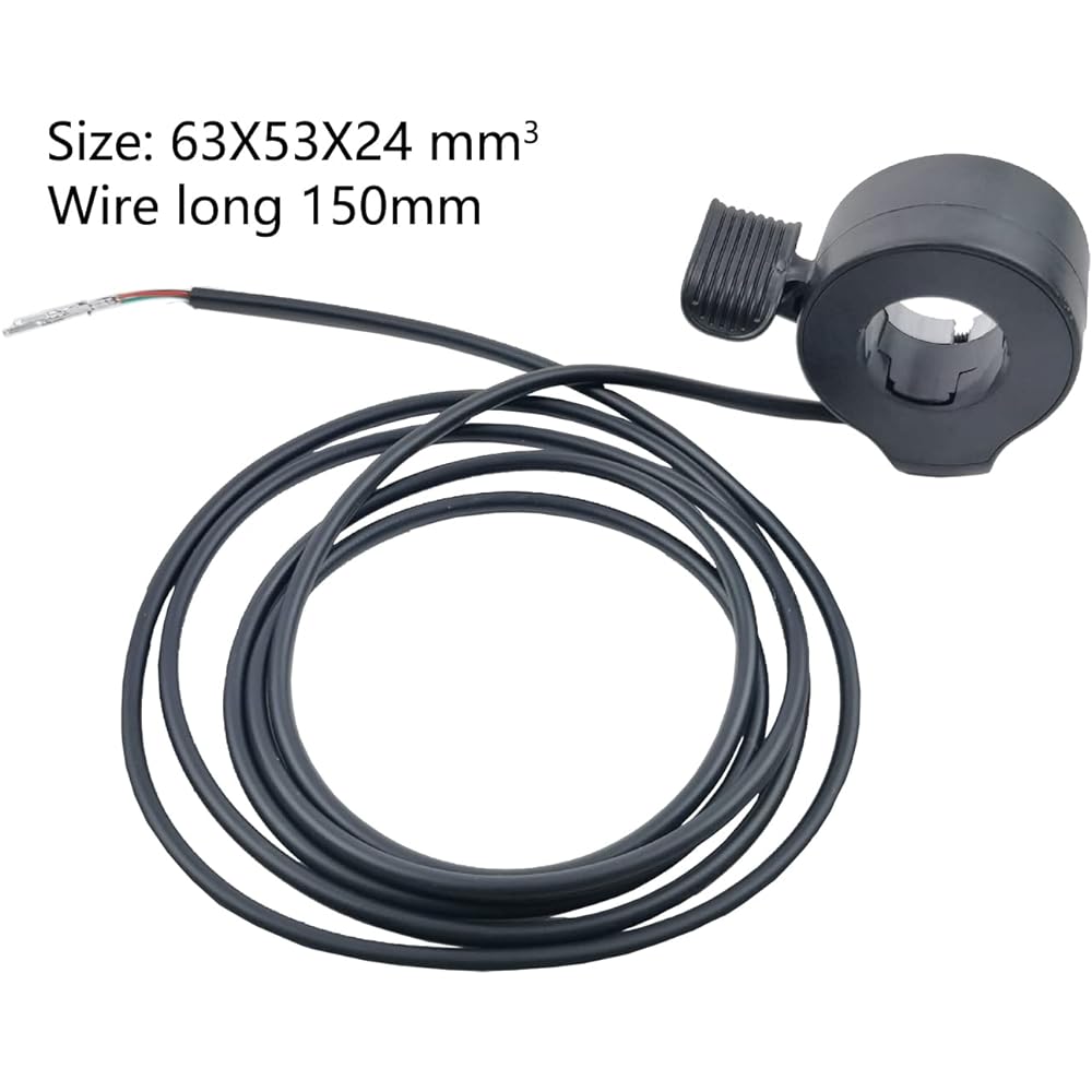 Universal Electric Scooter Throttle Thumb Accelerator Speed Control Unit ABS Control Replacement for 22mm Handlebar