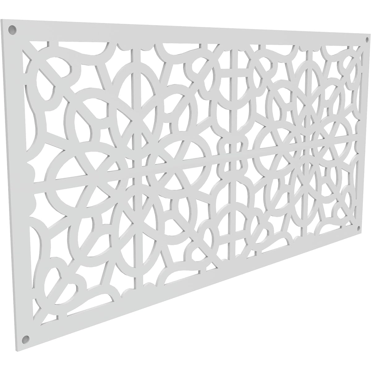Barrette Outdoor Living 73030569 Openwork Decorative Screen Panel White