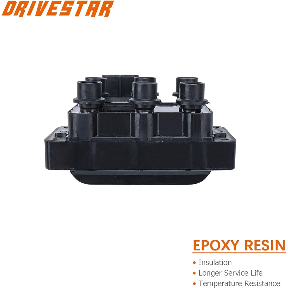 Drivestar FD488 OE-quality new ignition coil for Ford Jaguar Mazda Mercury 2.5L 4.2L 3.0L 3.8L 6.0L