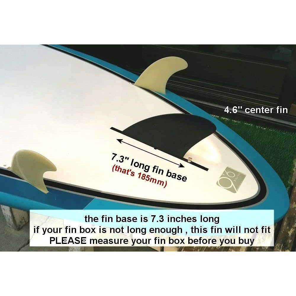 12cm Center Fin Flex Soft 4.6" for Longboard SUP airSUP AIR7 Paddle Board saruSURF