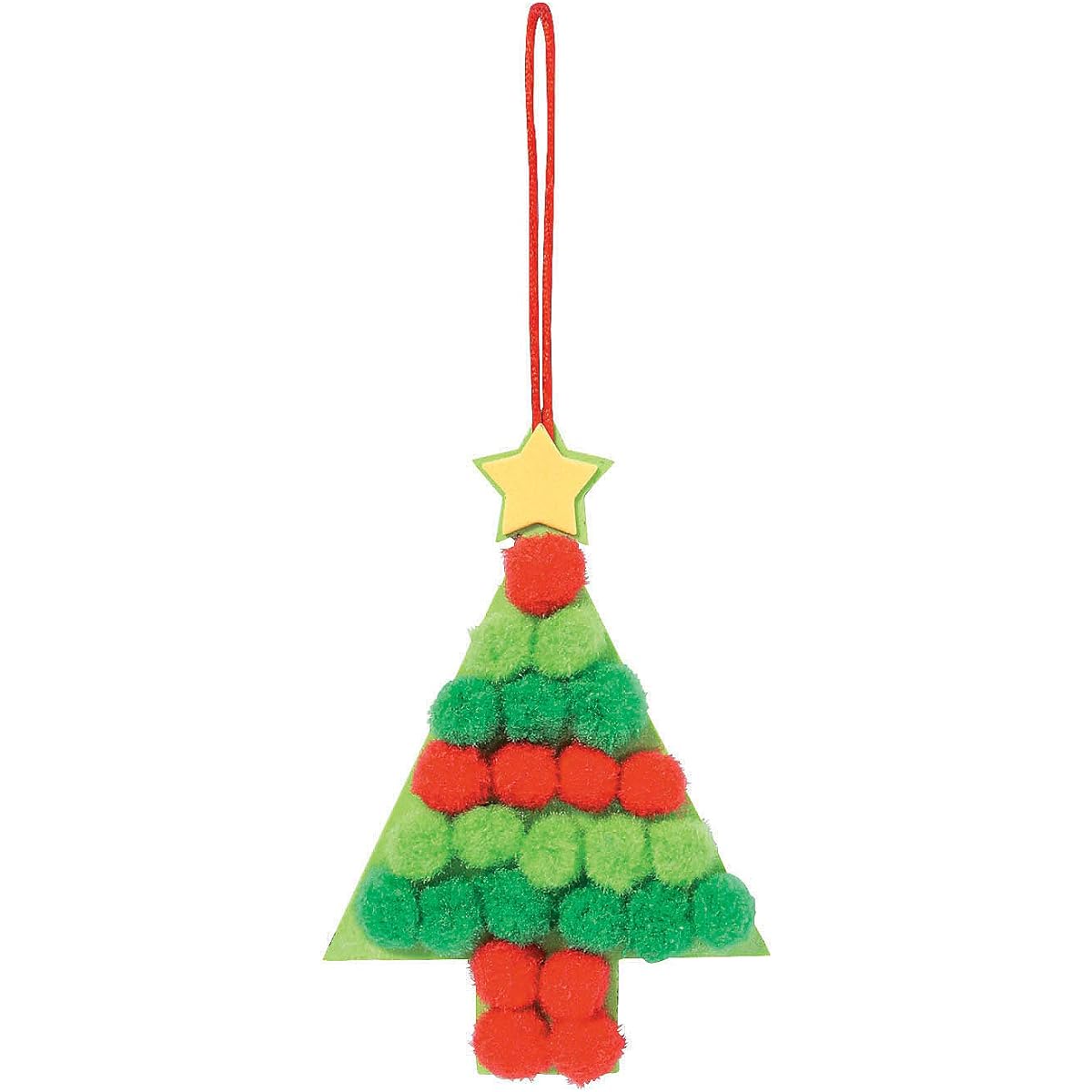 Pom Pom Christmas Tree Craft Kit - Crafts for Kids and Fun Home Activities